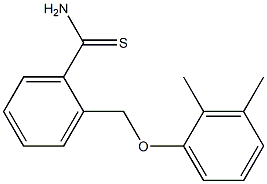 2-(2,3-dimethylphenoxymethyl)benzene-1-carbothioamide Struktur