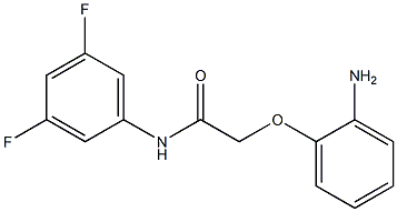 2-(2-aminophenoxy)-N-(3,5-difluorophenyl)acetamide Struktur