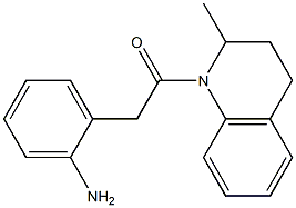 2-(2-aminophenyl)-1-(2-methyl-1,2,3,4-tetrahydroquinolin-1-yl)ethan-1-one Struktur