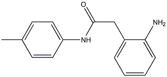 2-(2-aminophenyl)-N-(4-methylphenyl)acetamide Struktur