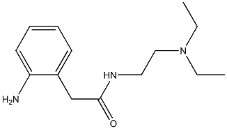 2-(2-aminophenyl)-N-[2-(diethylamino)ethyl]acetamide Struktur