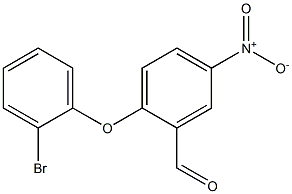 2-(2-bromophenoxy)-5-nitrobenzaldehyde Struktur