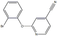 2-(2-bromophenoxy)isonicotinonitrile Struktur