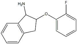 2-(2-fluorophenoxy)-2,3-dihydro-1H-inden-1-ylamine Struktur