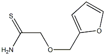 2-(2-furylmethoxy)ethanethioamide Struktur