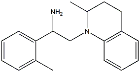 2-(2-methyl-1,2,3,4-tetrahydroquinolin-1-yl)-1-(2-methylphenyl)ethan-1-amine Struktur