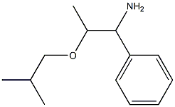 2-(2-methylpropoxy)-1-phenylpropan-1-amine Struktur