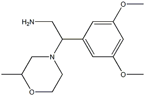 2-(3,5-dimethoxyphenyl)-2-(2-methylmorpholin-4-yl)ethan-1-amine Struktur