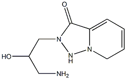 2-(3-amino-2-hydroxypropyl)-2H,3H-[1,2,4]triazolo[3,4-a]pyridin-3-one Struktur