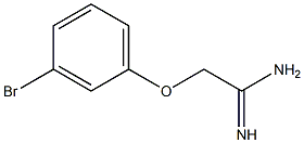 2-(3-bromophenoxy)ethanimidamide Struktur