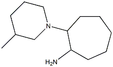 2-(3-methylpiperidin-1-yl)cycloheptanamine Struktur