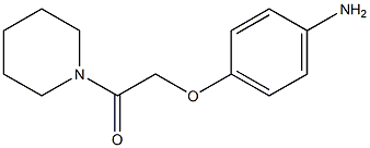 2-(4-aminophenoxy)-1-(piperidin-1-yl)ethan-1-one Struktur