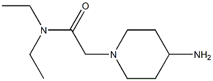 2-(4-aminopiperidin-1-yl)-N,N-diethylacetamide Struktur