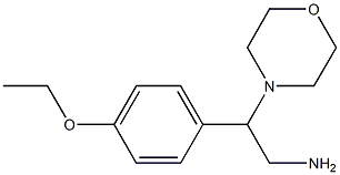 2-(4-ethoxyphenyl)-2-morpholin-4-ylethanamine Struktur