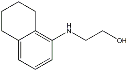 2-(5,6,7,8-tetrahydronaphthalen-1-ylamino)ethan-1-ol Struktur