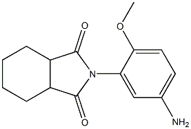 2-(5-amino-2-methoxyphenyl)hexahydro-1H-isoindole-1,3(2H)-dione Struktur