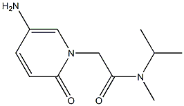 2-(5-amino-2-oxo-1,2-dihydropyridin-1-yl)-N-methyl-N-(propan-2-yl)acetamide Struktur