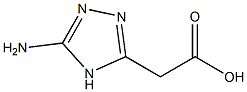 2-(5-amino-4H-1,2,4-triazol-3-yl)acetic acid Struktur