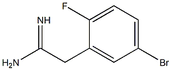 2-(5-bromo-2-fluorophenyl)ethanimidamide Struktur