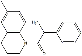 2-(6-methyl-3,4-dihydroquinolin-1(2H)-yl)-2-oxo-1-phenylethanamine Struktur