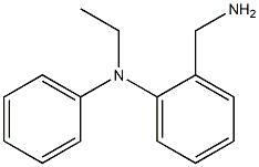 2-(aminomethyl)-N-ethyl-N-phenylaniline Struktur