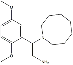 2-(azocan-1-yl)-2-(2,5-dimethoxyphenyl)ethan-1-amine Struktur