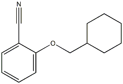 2-(cyclohexylmethoxy)benzonitrile Struktur