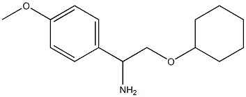 2-(cyclohexyloxy)-1-(4-methoxyphenyl)ethanamine Struktur