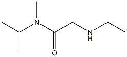 2-(ethylamino)-N-methyl-N-(propan-2-yl)acetamide Struktur