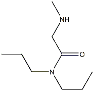 2-(methylamino)-N,N-dipropylacetamide Struktur