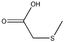 2-(methylsulfanyl)acetic acid Struktur