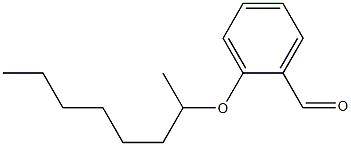 2-(octan-2-yloxy)benzaldehyde Struktur