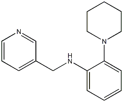 2-(piperidin-1-yl)-N-(pyridin-3-ylmethyl)aniline Struktur