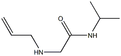 2-(prop-2-en-1-ylamino)-N-(propan-2-yl)acetamide Struktur