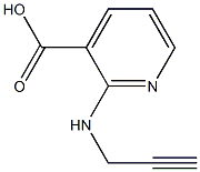 2-(prop-2-yn-1-ylamino)pyridine-3-carboxylic acid Struktur