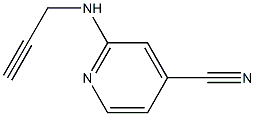 2-(prop-2-ynylamino)isonicotinonitrile Struktur