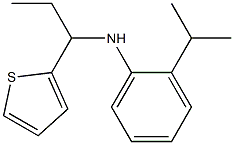 2-(propan-2-yl)-N-[1-(thiophen-2-yl)propyl]aniline Struktur