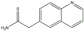 2-(quinolin-6-yl)ethanethioamide Struktur