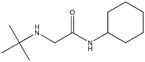 2-(tert-butylamino)-N-cyclohexylacetamide Struktur