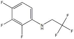 2,3,4-trifluoro-N-(2,2,2-trifluoroethyl)aniline Struktur