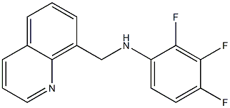 2,3,4-trifluoro-N-(quinolin-8-ylmethyl)aniline Struktur