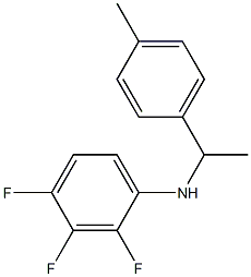 2,3,4-trifluoro-N-[1-(4-methylphenyl)ethyl]aniline Struktur