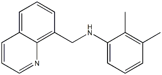 2,3-dimethyl-N-(quinolin-8-ylmethyl)aniline Struktur