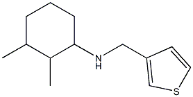 2,3-dimethyl-N-(thiophen-3-ylmethyl)cyclohexan-1-amine Struktur