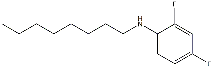 2,4-difluoro-N-octylaniline Struktur