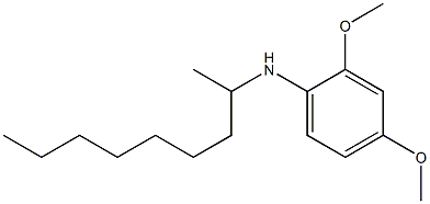 2,4-dimethoxy-N-(nonan-2-yl)aniline Struktur