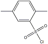 2,5-dimethylbenzene-1-sulfonyl chloride Struktur