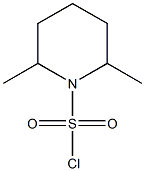 2,6-dimethylpiperidine-1-sulfonyl chloride Struktur