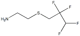 2-[(2,2,3,3-tetrafluoropropyl)sulfanyl]ethan-1-amine Struktur