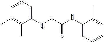 2-[(2,3-dimethylphenyl)amino]-N-(2-methylphenyl)acetamide Struktur